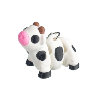 Krowa łaciata - brelok do kluczy